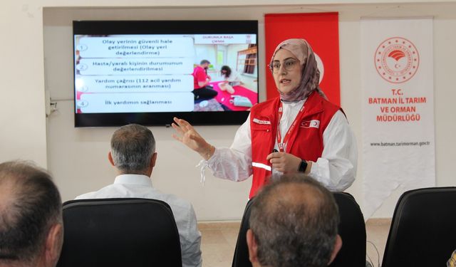 Personele Türk Kızılayı’ndan Hayat Kurtaran Eğitim