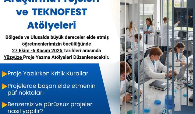 Batman’da TÜBİTAK 2204 A&B ve TEKNOFEST Proje Eğitimleri Başlıyor