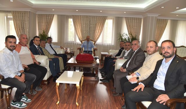 TOKİ 4 No’lu Uygulama Daire Başkanı Dikkanoğlu Valiyi Ziyaret Etti
