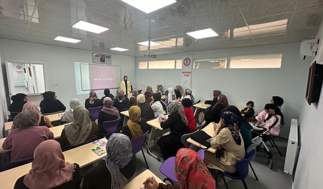 Batman’da Kadınlara Yönelik Kanser Farkındalık Eğitimi Düzenlendi
