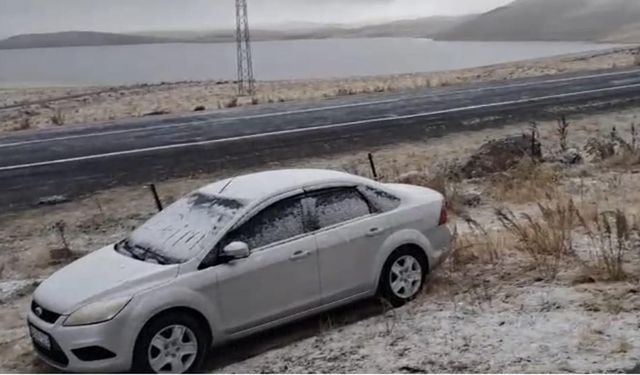 Kars ve Ardahan'da kar yağışı etkili oldu