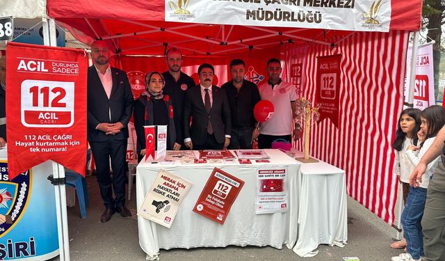 Batman 112 Acil Çağrı Merkezi, Beşiri 3. Danuk ve Fıstık Festivalinde Toplum Bilincini Artırdı