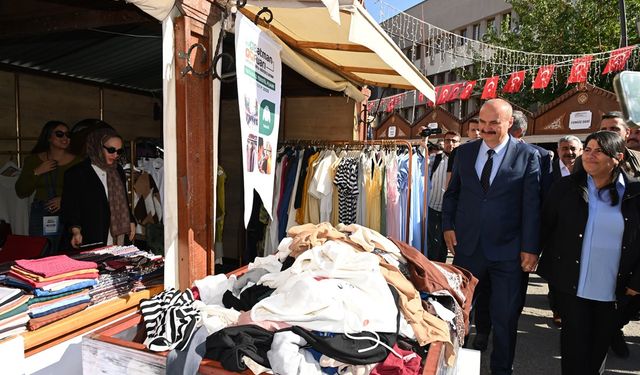 Batman’da 2. Tekstil fuarında el emeği göz nuru ürünler sergileniyor