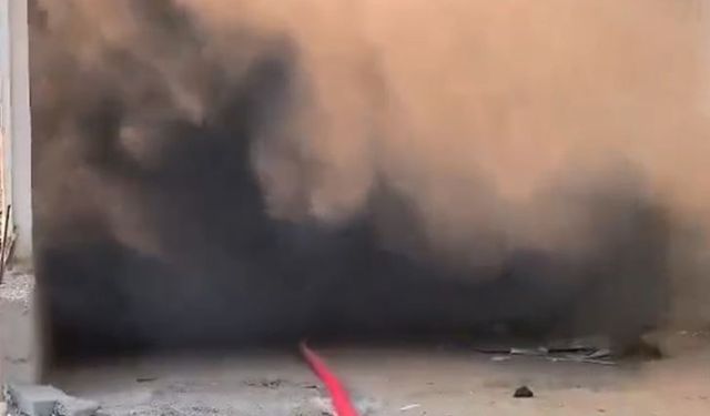 Batman’da mobilya atölyesinde yangın paniği