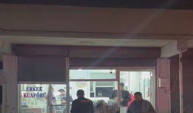 Berber dükkânına silahlı saldırı: 1 ölü, 6 yaralı