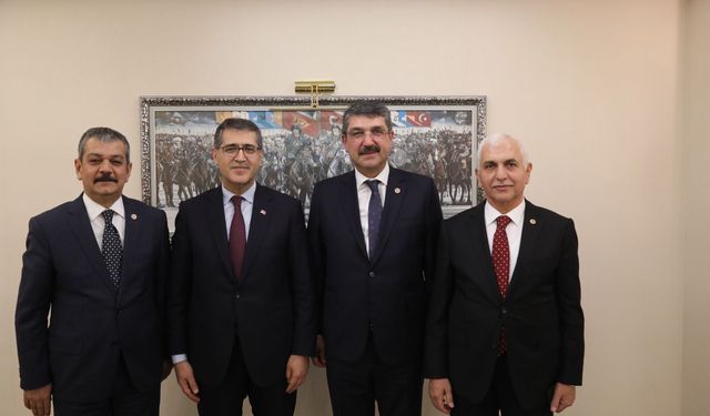 Nasıroğlu, Strateji ve Bütçe Başkanı Şenel’i Ziyaret Etti