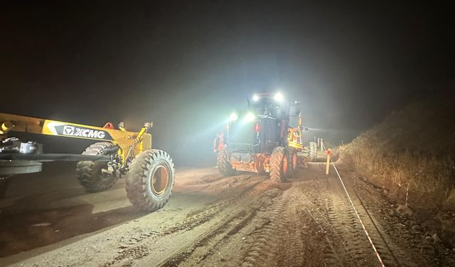 Diyarbakır-Batman Yolunda Çalışma ve Sis Alarmı