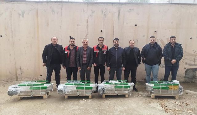 Kozluk’ta Çiftçilere Üzüm Sıkma Makineleri Dağıtıldı