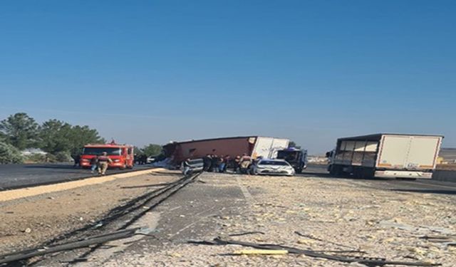 Diyarbakır-Batman yolunda zincirleme kaza