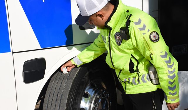 Batman’da Ticari Araçlara Kış Lastiği Denetimi Başladı