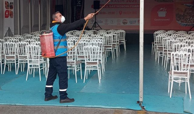 Gastronomi Festivali Boyunca Hijyen İçin Yoğun İlaçlama