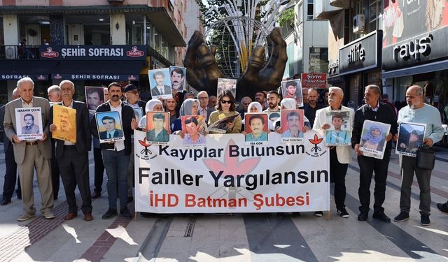 Kayıplar Bulunsun, Failler Yargılansın! 709. Haftada Batman'da Ahmet Yetişen’in akıbeti soruldu