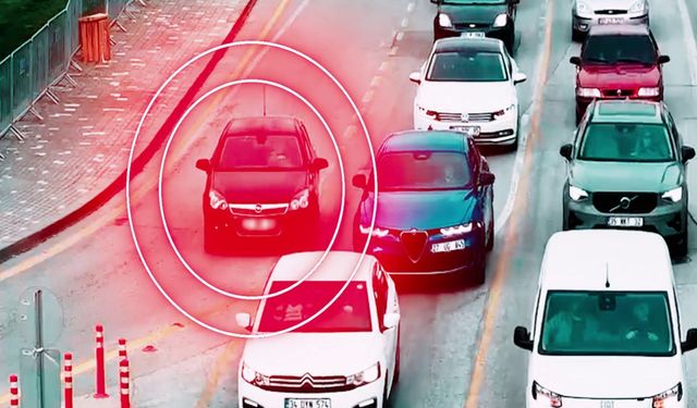 Hatalı şerit değiştiren 813 sürücüye cezai işlem uygulandı