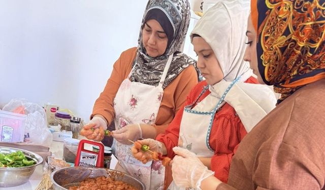 Batman’da Bil-Mek Kurslarıyla Kadınlar Üretmeye Devam Ediyor