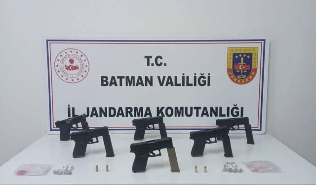 Batman’da Silah ve Uyuşturucu Operasyonu: 6 Kişi Tutuklandı