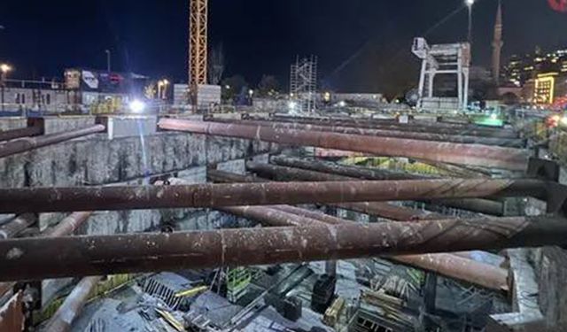 Metro inşaatında göçük: 1 işçi hayatını kaybetti