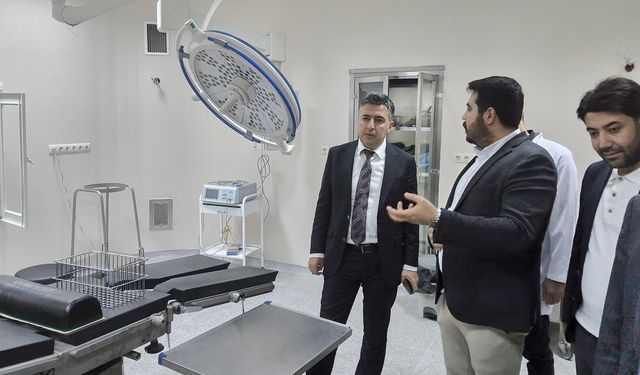 İl Müdürü Gercüş Devlet Hastanesi'nde incelemelerde bulunuldu