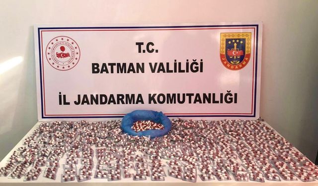 Batman’da 2 bin’den Fazla Sentetik Hap Ele Geçirildi