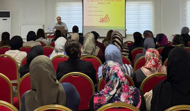 Yurtlarda İş Sağlığı ve Güvenliği Eğitimi Düzenlendi
