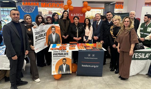 Batman’da Kadına Şiddete “Dur” Çağrısı