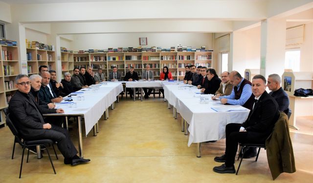 Mesleki Eğitimi Değerlendirme Toplantısı Gerçekleştirildi