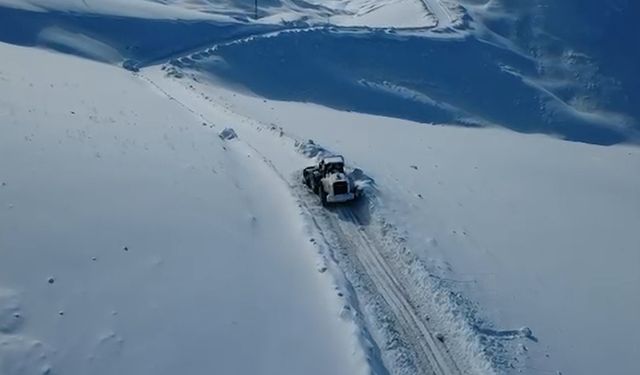 Şırnak’ta kar mesaisi devam ediyor