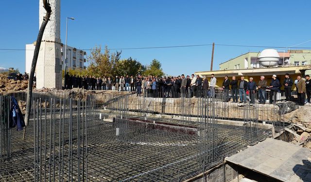 Kobin Mahallesine Yeni Cami Temeli Atıldı!