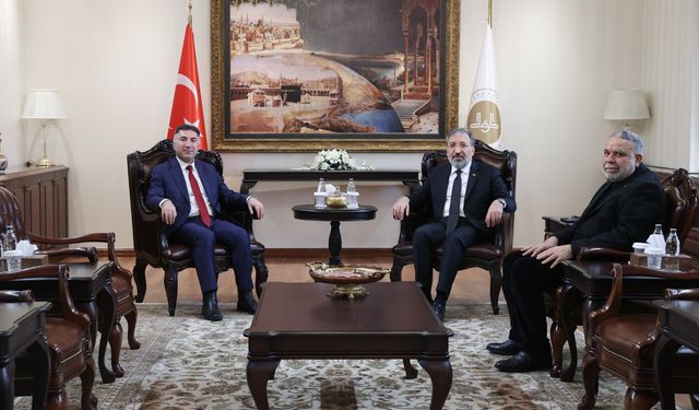 Rektör Demir’den Diyanet İşleri Başkanına Hayırlı Olsun Ziyareti