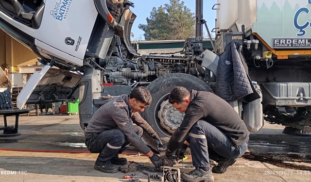 Batman Belediyesi Araç Bakımında Rekor Kırdı