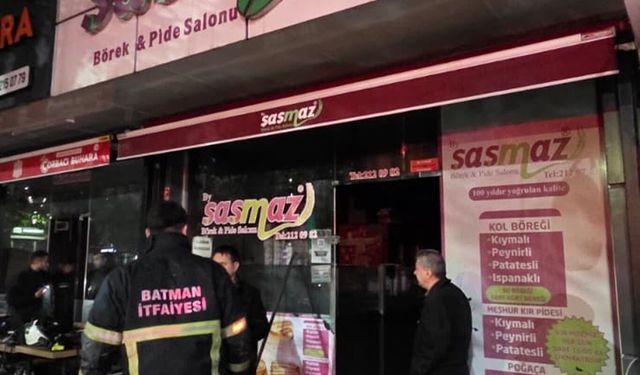 Börekçi Dükkânında Yangın Çıktı