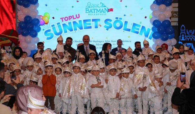 Batman’da Toplu Sünnet Şöleni