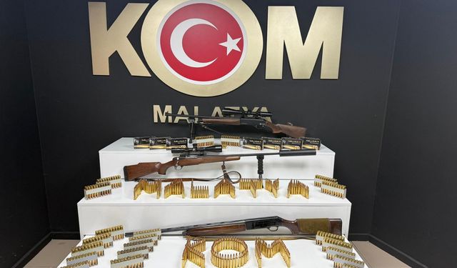 Çok sayıda silah ele geçirildi: 2 gözaltı