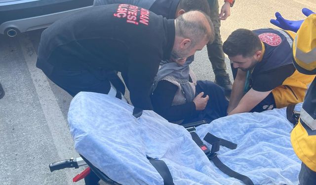 YERE DÜŞEN VATANDAŞA ANINDA DESTEK