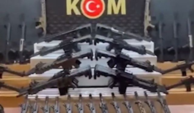 Ruhsatsız silah operasyonu: 118 tüfek ele geçirildi