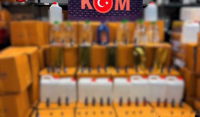 Sahte içki operasyonlarında 528 şüpheli hakkında işlem yapıldı