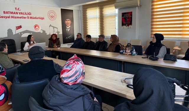 Batman’da Ailelere “Teknoloji Bağımlılığı” Eğitimi Verildi