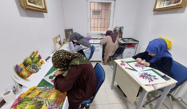 Güneykent ADEM’de Rölyef Kursu