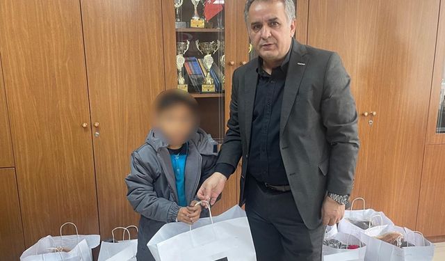 Müsiad Batman'da 850 öğrenciye mont ve bot yardımı yaptı