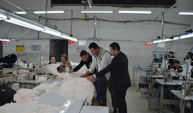 SGK’dan Tekstil İşletmesine Rehberlik ve Bilgilendirme Ziyareti