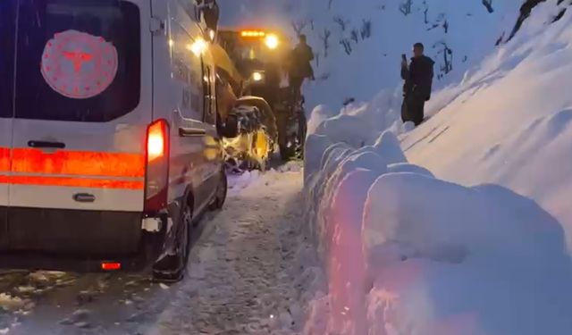 7 Saatlik Kar Mesaisi Hayat Kurtardı