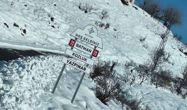 Batman'ın iki ilçesinde eğitime kar tatili