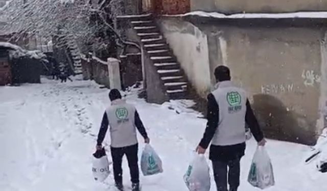 Muhtaç Aileye Umut Kervanı'ndan Anlamlı Destek