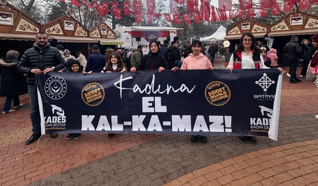 Şenlikte Şiddete Karşı Güçlü Mesaj