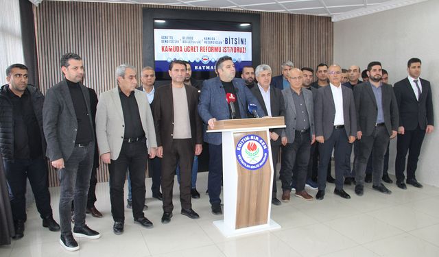 "Ücrette adalet sağlanmadan kamuda huzur olmaz"