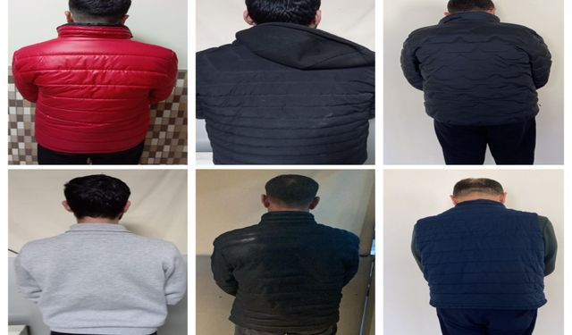 Aranan 18 şüpheli yakalandı