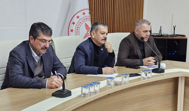 Batman’da Eğitim ve Sağlık yatırımları masaya yatırıldı