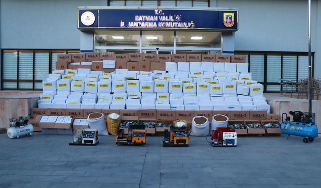 Batman’da Kaçak Sigara Üretimine Darbe
