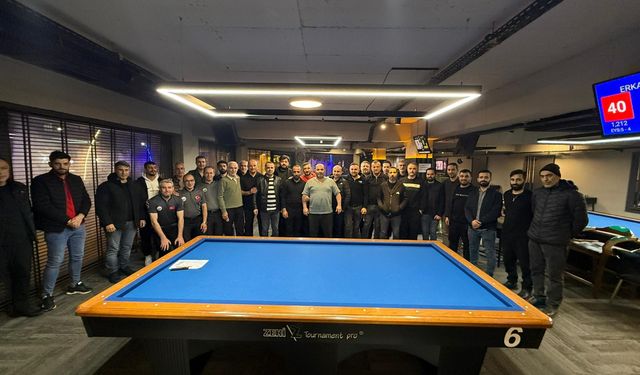 Bilardo İl Şampiyonası Tamamlandı