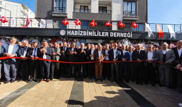 Habizbinililer Derneği'nin açılışı yapıldı
