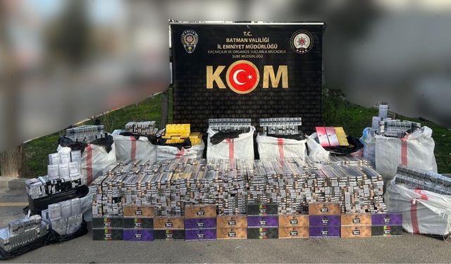 Hurda Yükünün Altından Kaçak Sigara Çıktı